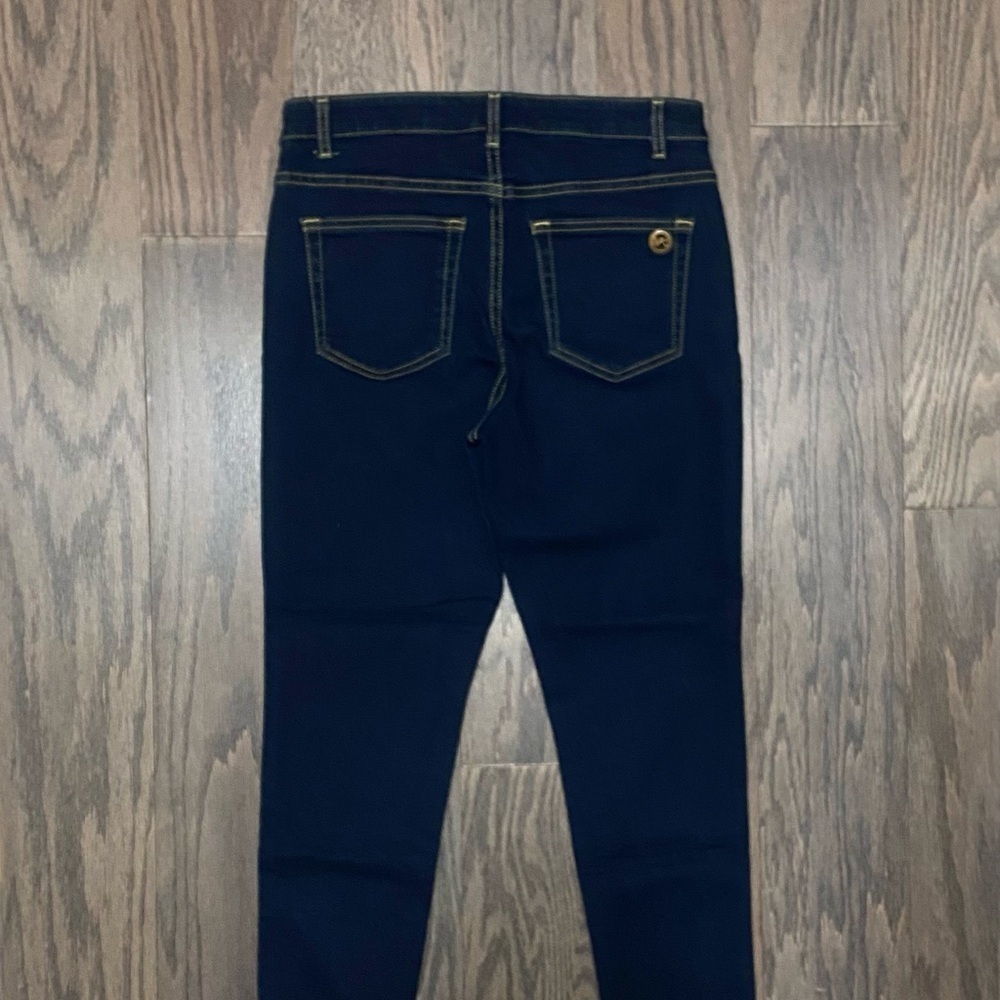 MICHAEL Michael Kors Blue Ankle Cropped Jeans - Picture 10 of 12